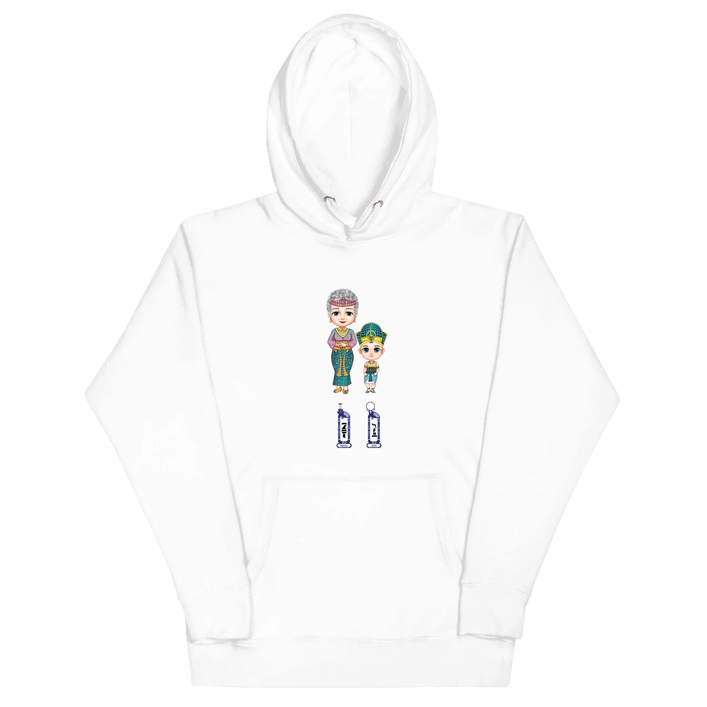 Personalized & Customized Unisex Premium Hoodie Gifts - Unique Gifts for family - Grandma with Grandkid