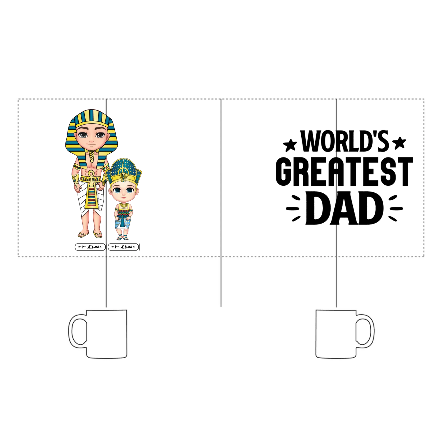 World's Greatest Dad - Personalized Father's Day Mug Gift