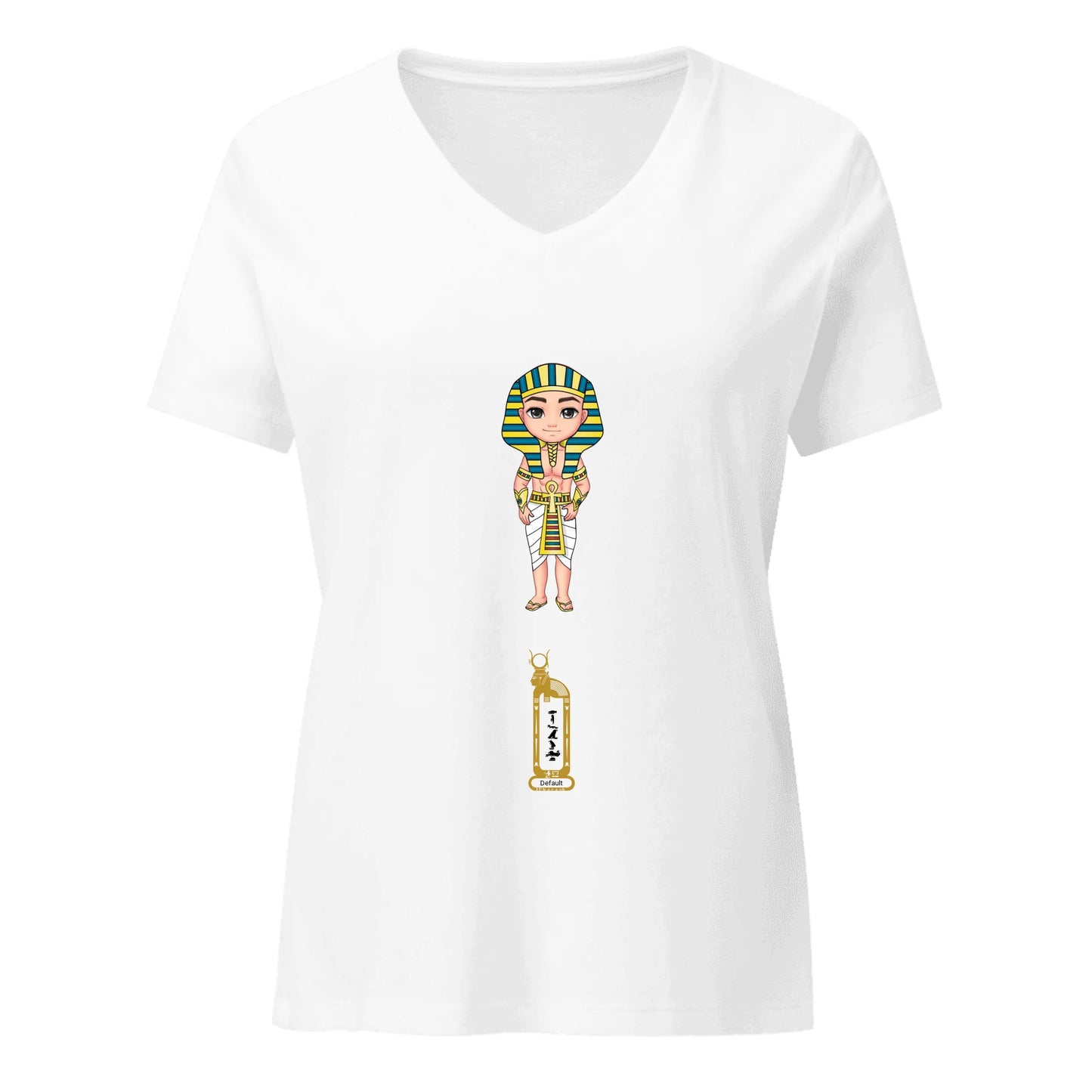 Personalized Egyptian Sibling & Friends Women's Relaxed V-Neck T-Shirt