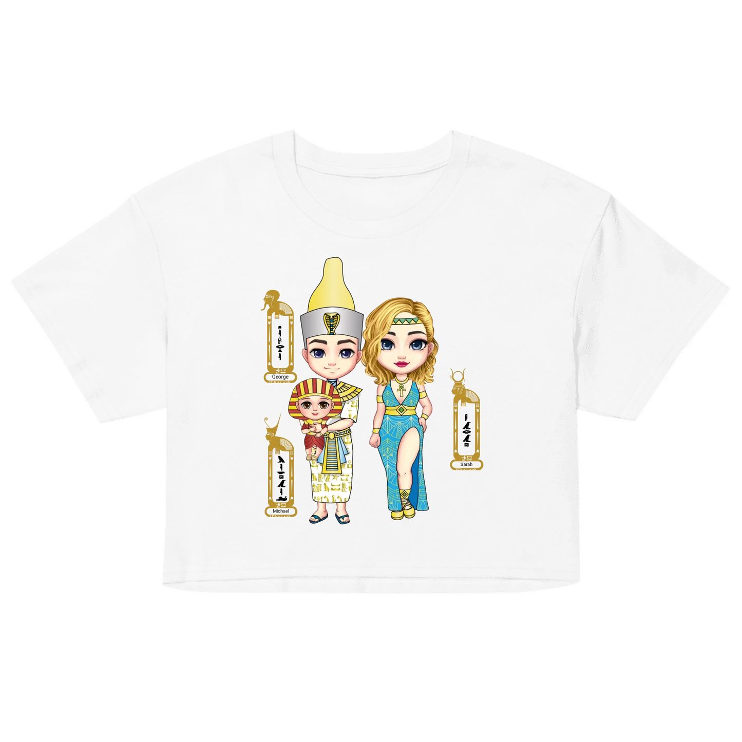 Crop Top | Sacred Protection Ancient Egyptian Baby Celebration