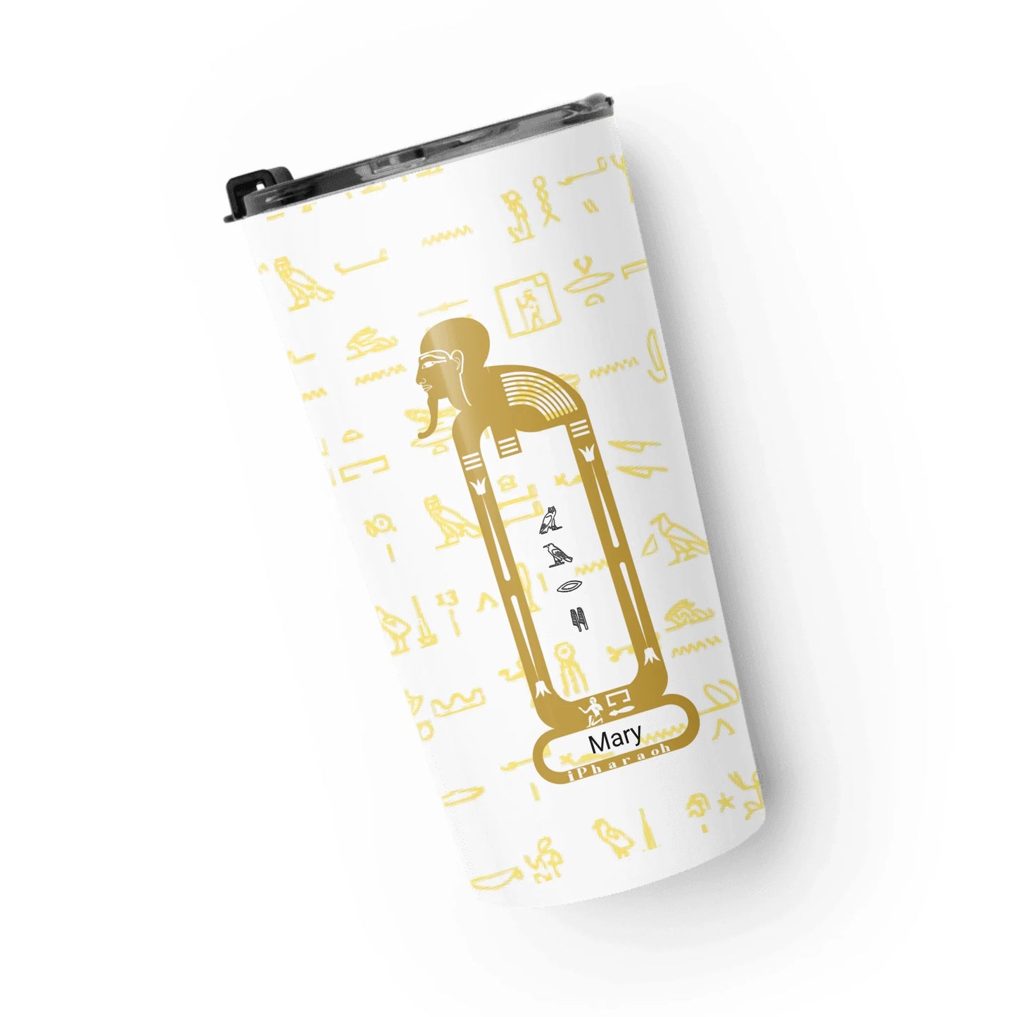 Tapered Stainless Steel Tumbler | Personalized Eternal Bestie Bond Egyptian Edition
