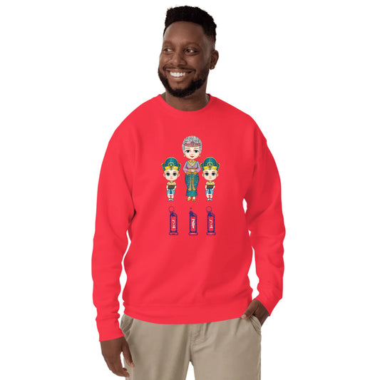 Personalized & Customized Unisex Premium Sweatshirt Gifts - Unique Gifts for family - Grandma with Grandkids