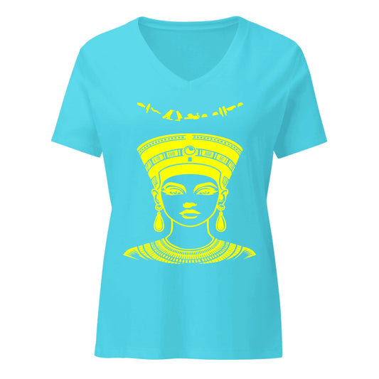 Custom Women's V-Neck T-Shirt | Personalized Name Design