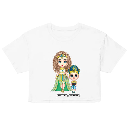 Crop Top | Personalized Queen Mother & Kin Egyptian Edition
