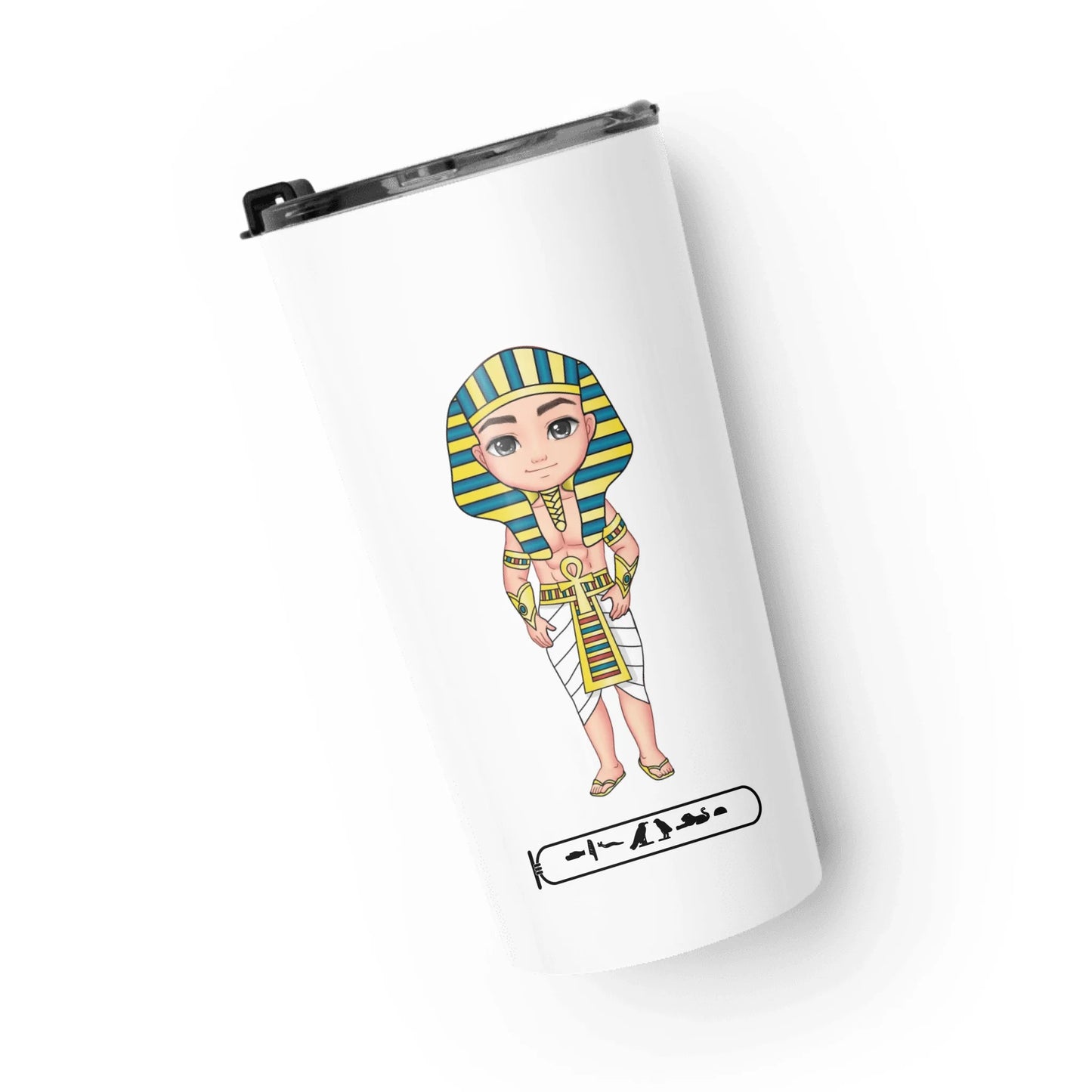 Stainless Steel Tumbler | Personalized Eternal Sibling Bond Egyptian Edition