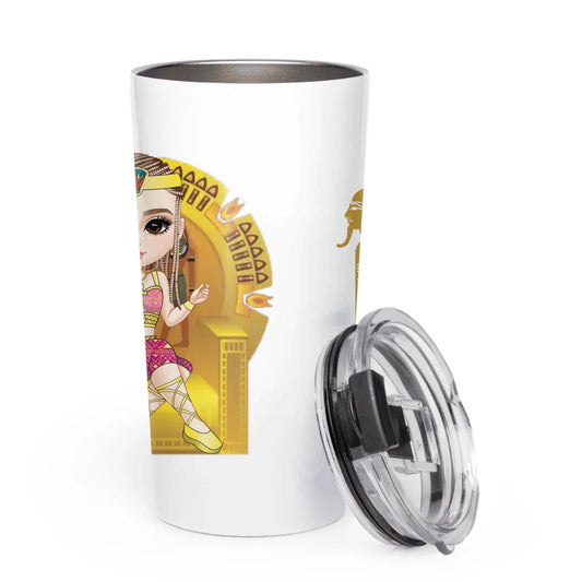 Tapered Stainless Steel Tumbler | Personalized Eternal Bestie Bond Egyptian Edition