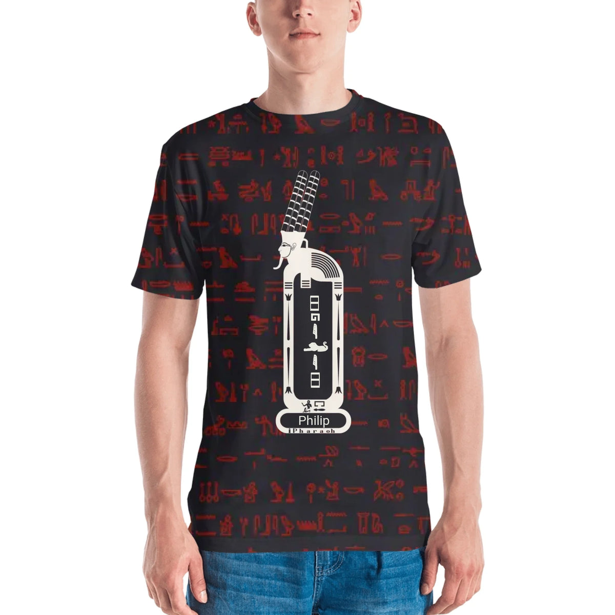 Men's All-Over Print T-Shirt | Custom Name Cartouche | Mystical Fairy Tale