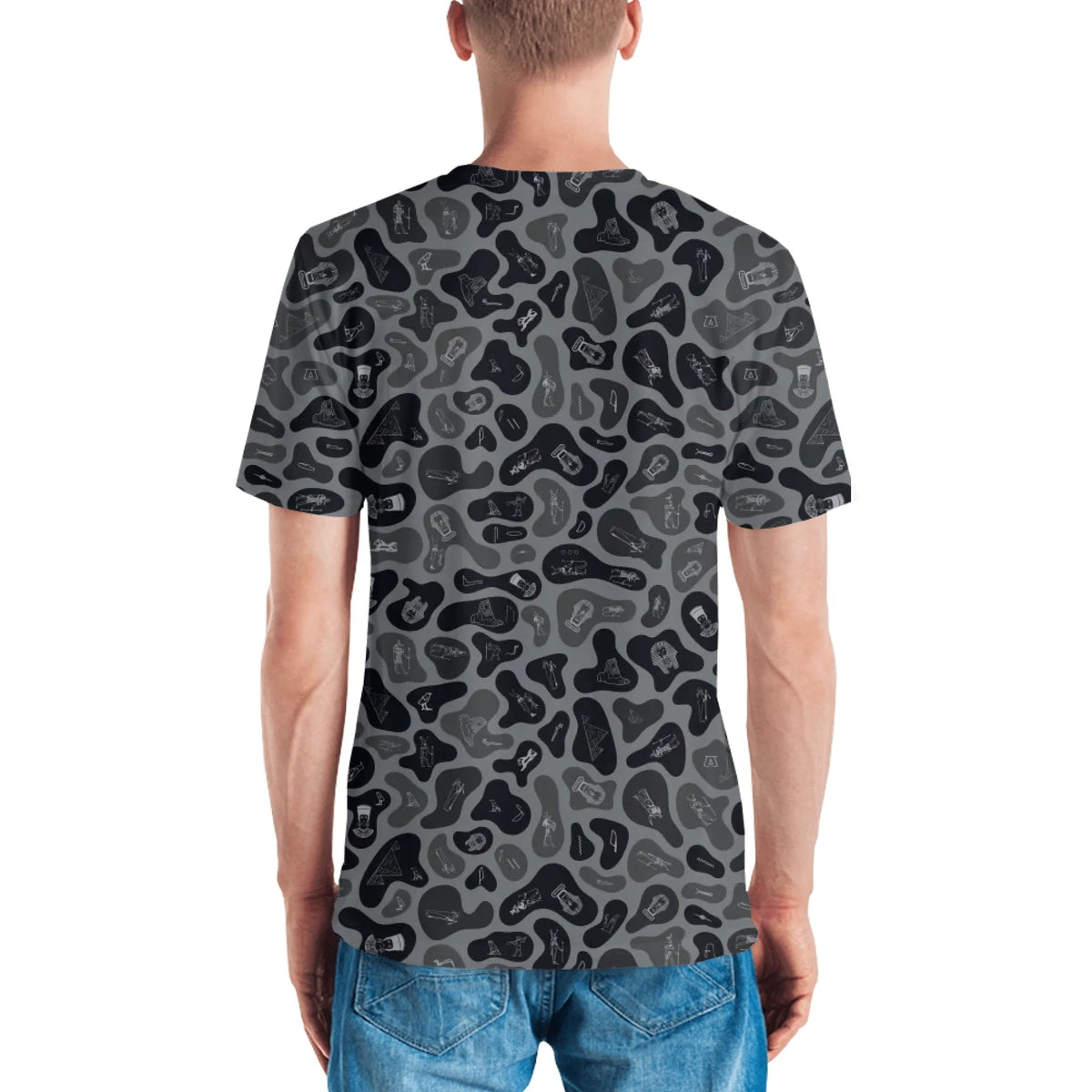Men's Camo T-Shirt | Personalized Custom Name | Shadow