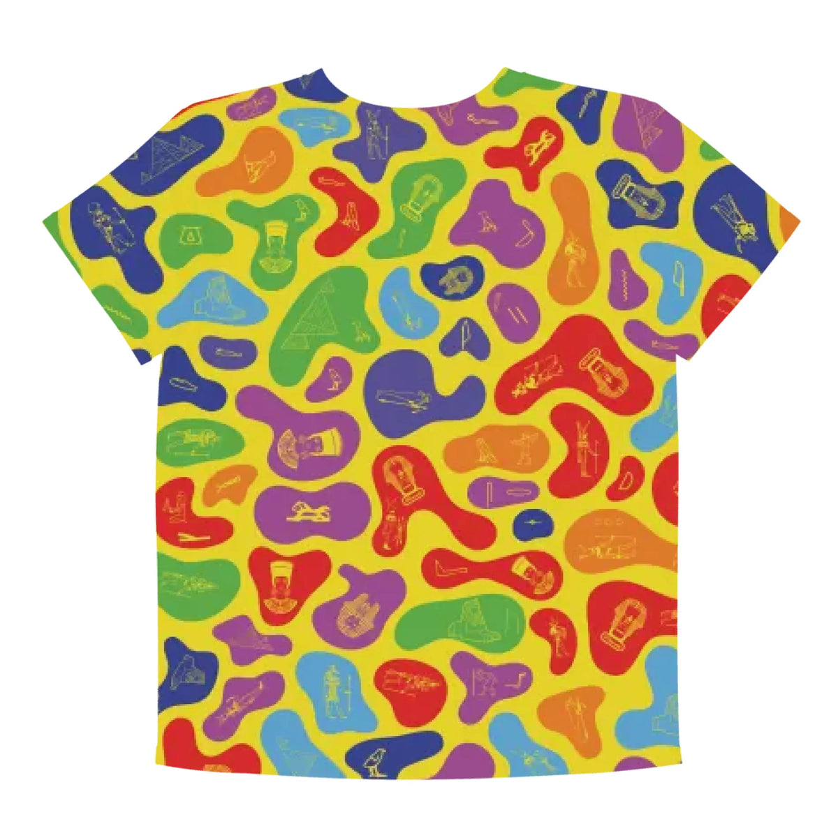 Youth Camo T-Shirt | Personalized Custom Name | Prism Spectrum
