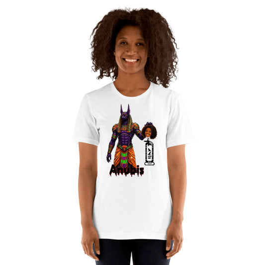 Personalized Anubis Halloween T-Shirt | Custom Photo Tee | Unique Gift