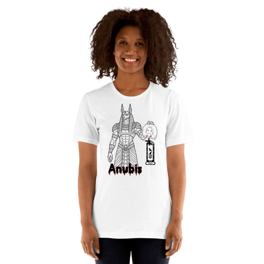 Personalized Anubis Halloween T-Shirt | Custom Photo Egyptian God Tee