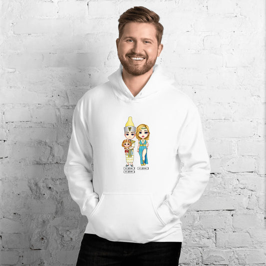 Personalized "Divine New Beginning" Egyptian Parents & Newborn Unisex Hoodie