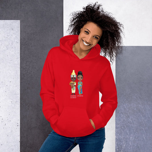 Personalized Couple's Hoodie | Custom Matching Gift for Couples