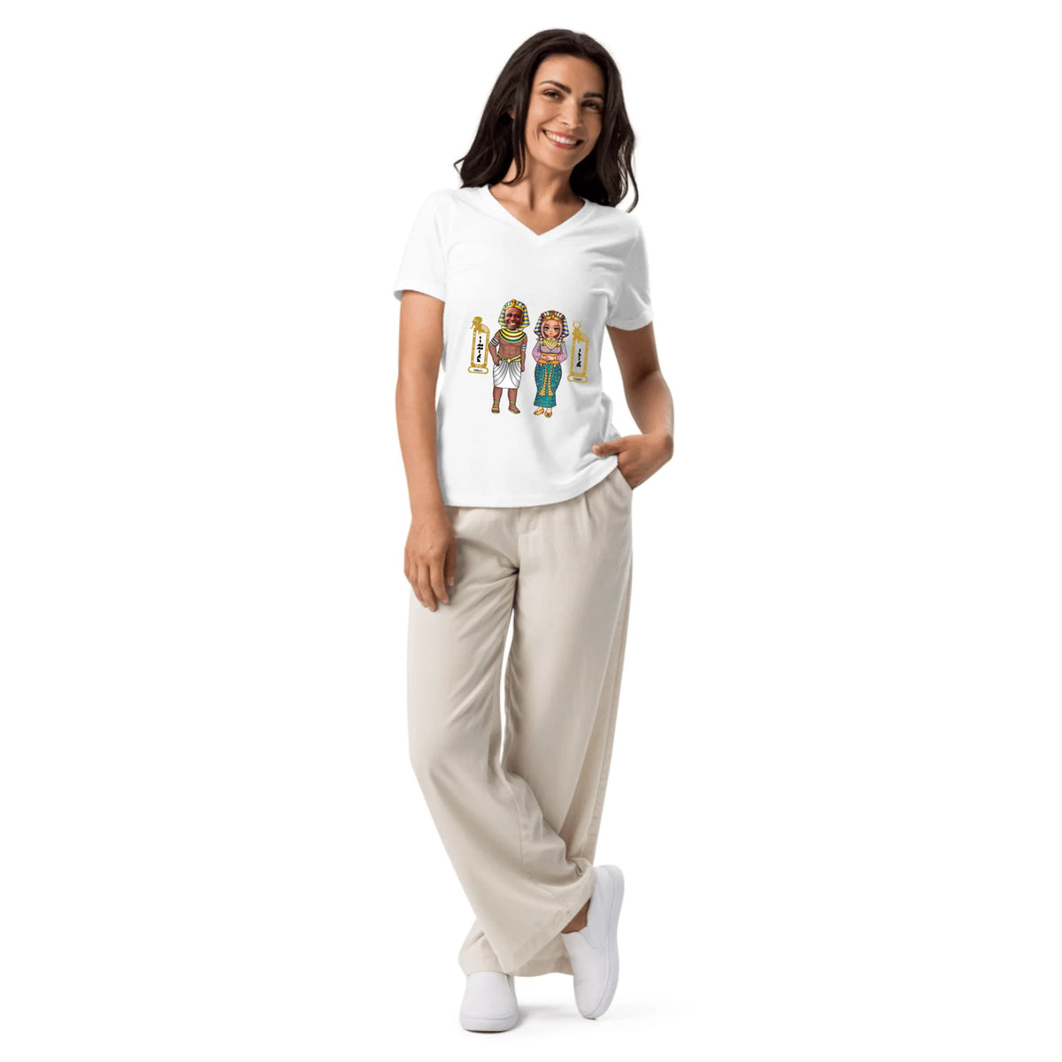 Custom Couple T-Shirt | Personalized Name & Upload Your photo Gift