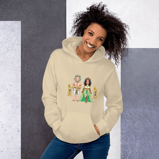Custom Chibi Couple Hoodie from Photo | Personalized Cartoon Face & Name Sweatshirt | Matching Anime Gift for Boyfriend & Girlfriend