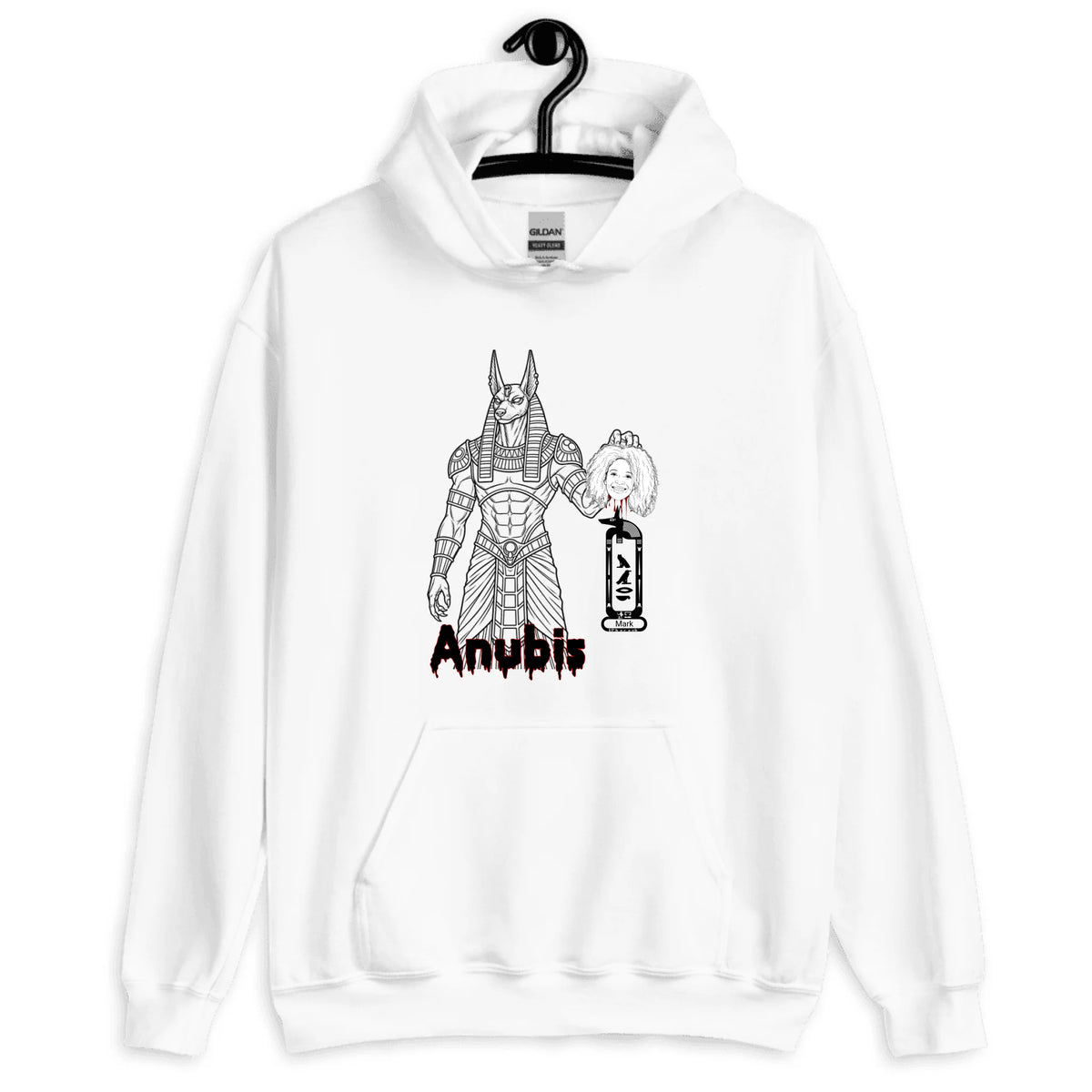Personalized Spooky Halloween Photo Hoodie | Custom Name Horror Hoodie | Unisex Hoodie