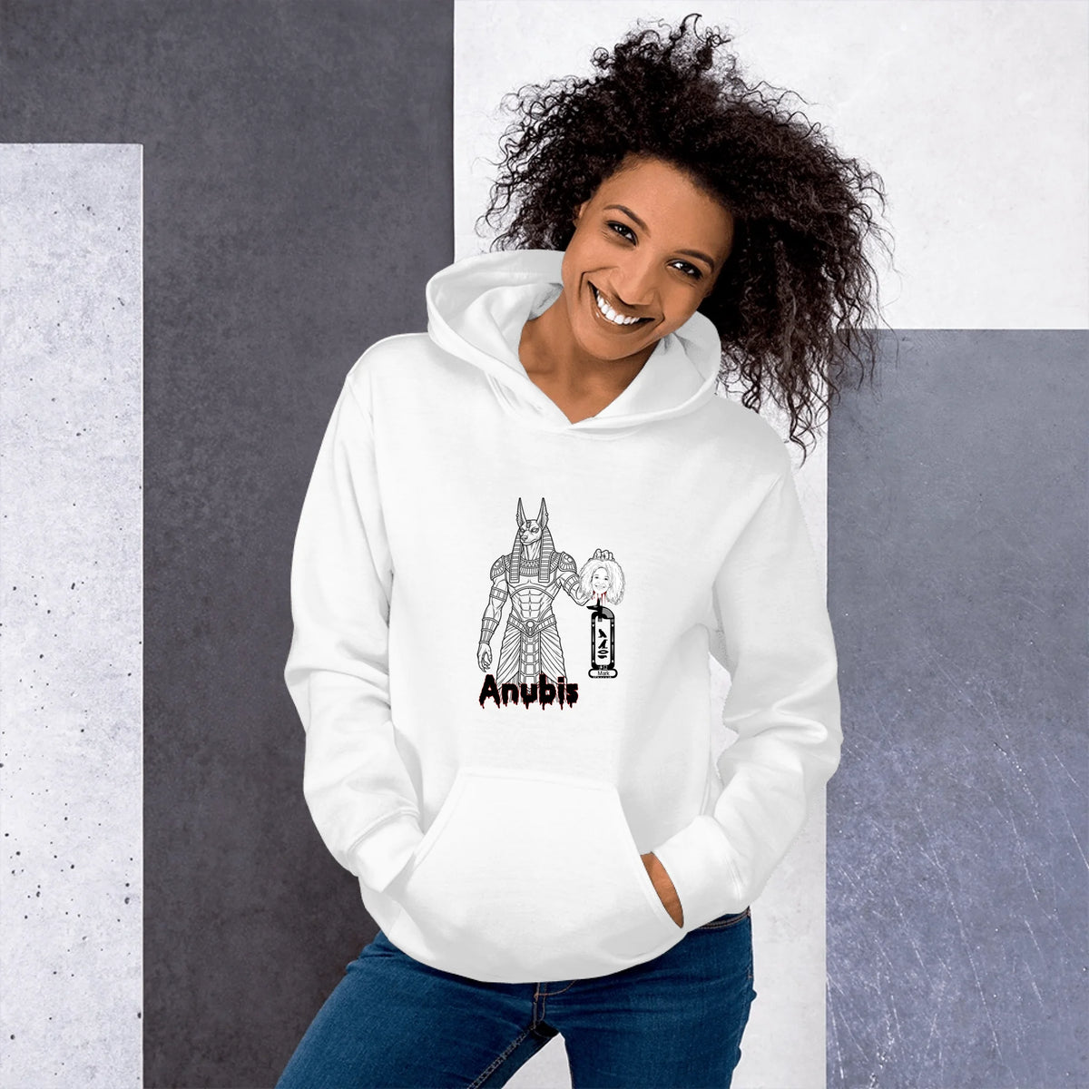 Personalized Spooky Halloween Photo Hoodie | Custom Name Horror Hoodie | Unisex Hoodie