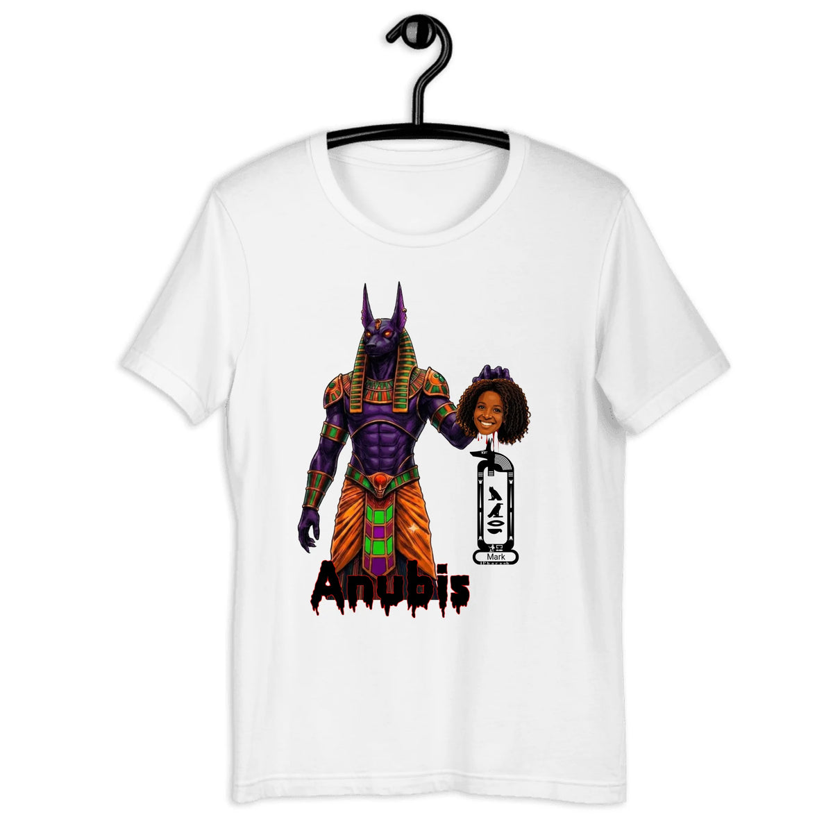 Custom Scary Halloween Costume Shirt | Personalized Photo & Name Spooky Tee | Unisex T-Shirt