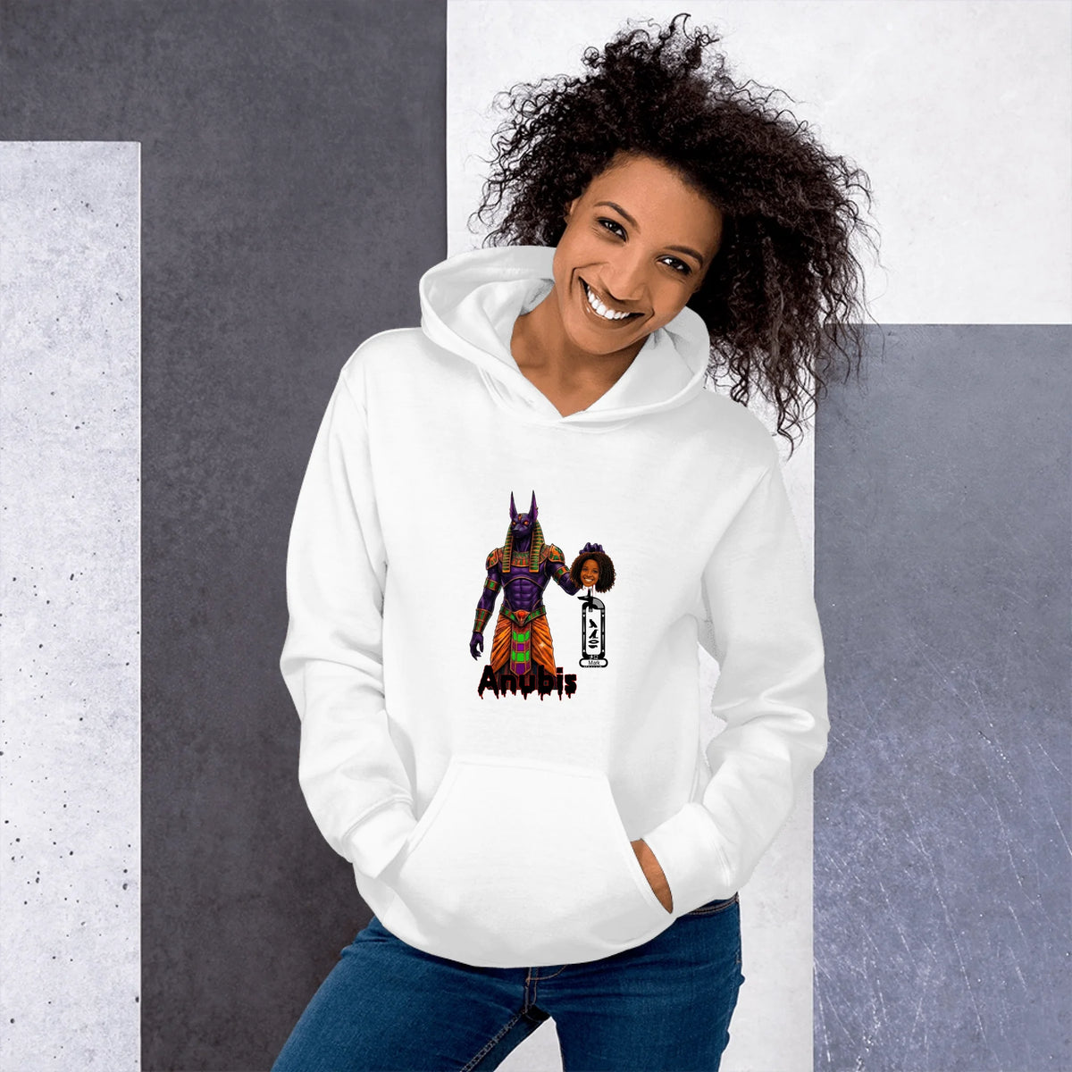 Custom Scary Halloween Costume Hoodie | Personalized Photo & Name Spooky Hoodie | Unisex Hoodie