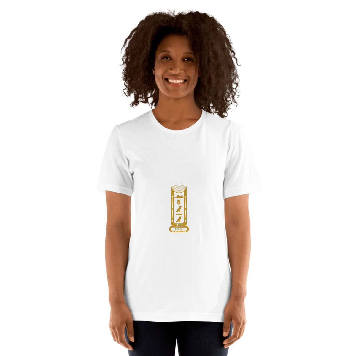 Custom Cartouche Name Shirt | Personalized Photo Portrait Tee | Unisex T-Shirt