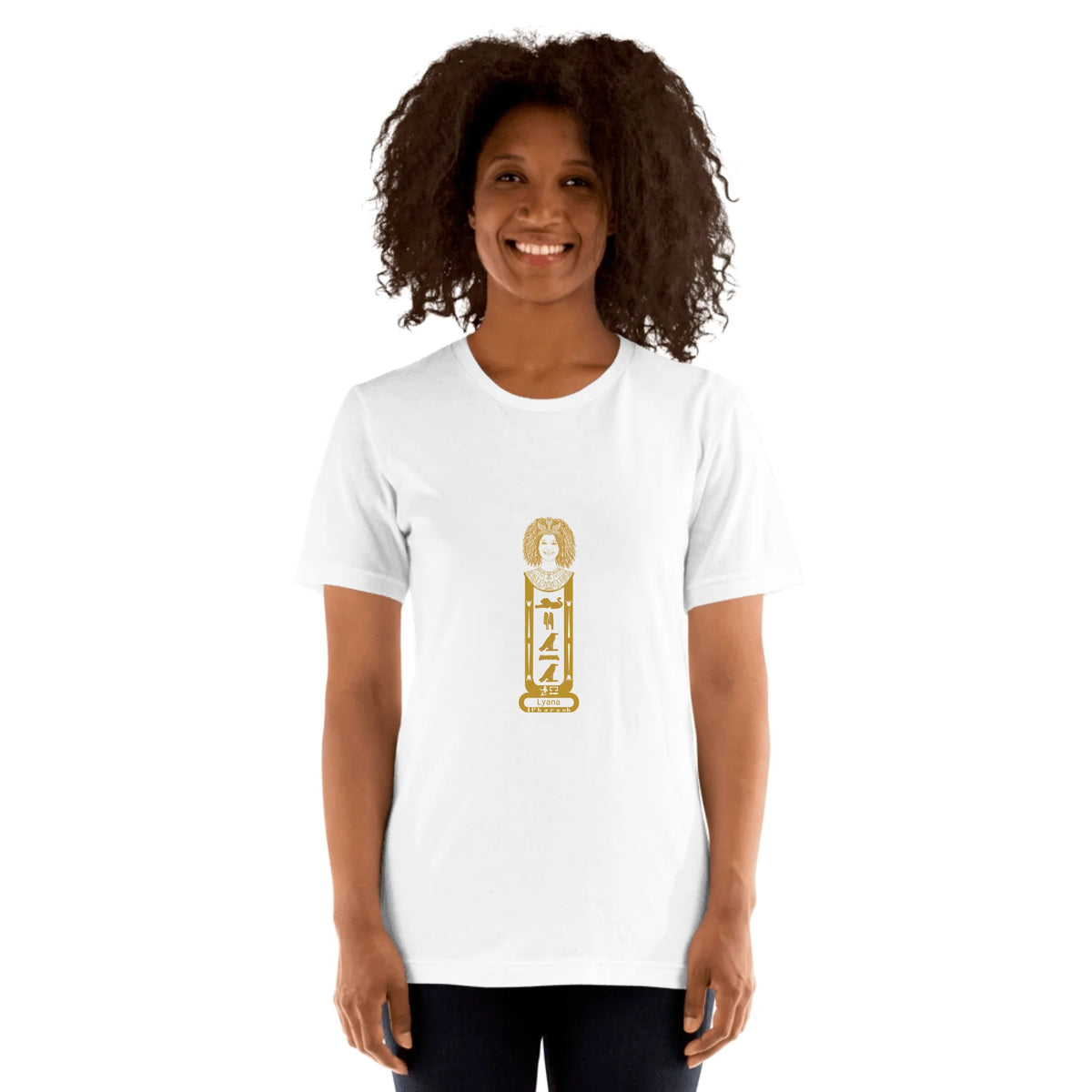 Personalized Cartouche Name Shirt | Custom Photo Portrait Tee | Unisex T-Shirt