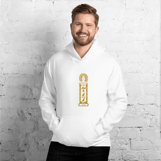 Personalized Cartouche Name Hoodie | Custom Photo Portrait Hoodie | Unisex Hoodie