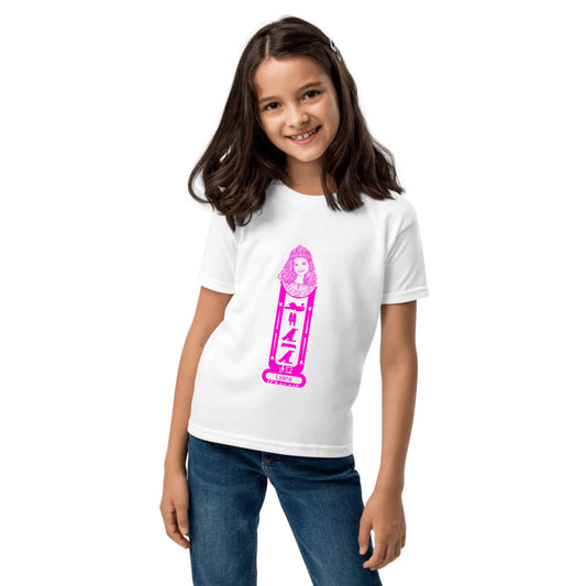 Custom Cartouche Name Kids Shirt | Personalized Photo Portrait Tee | Youth Sports Tee