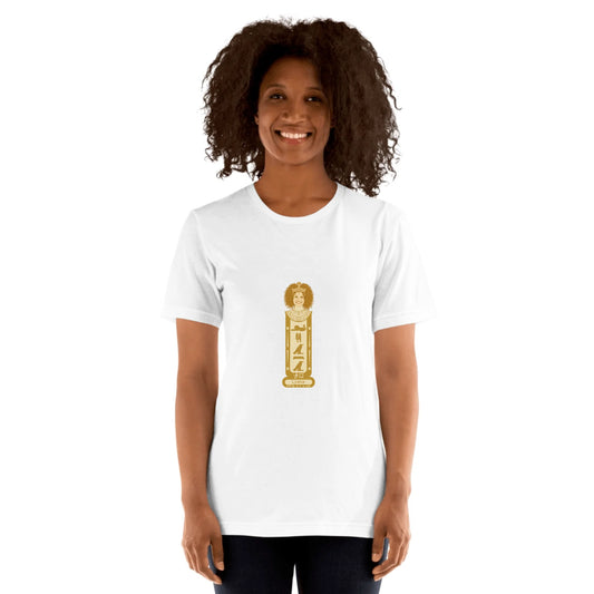 Personalized Photo Portrait Shirt | Custom Name Cartouche Design | Unisex T-Shirt