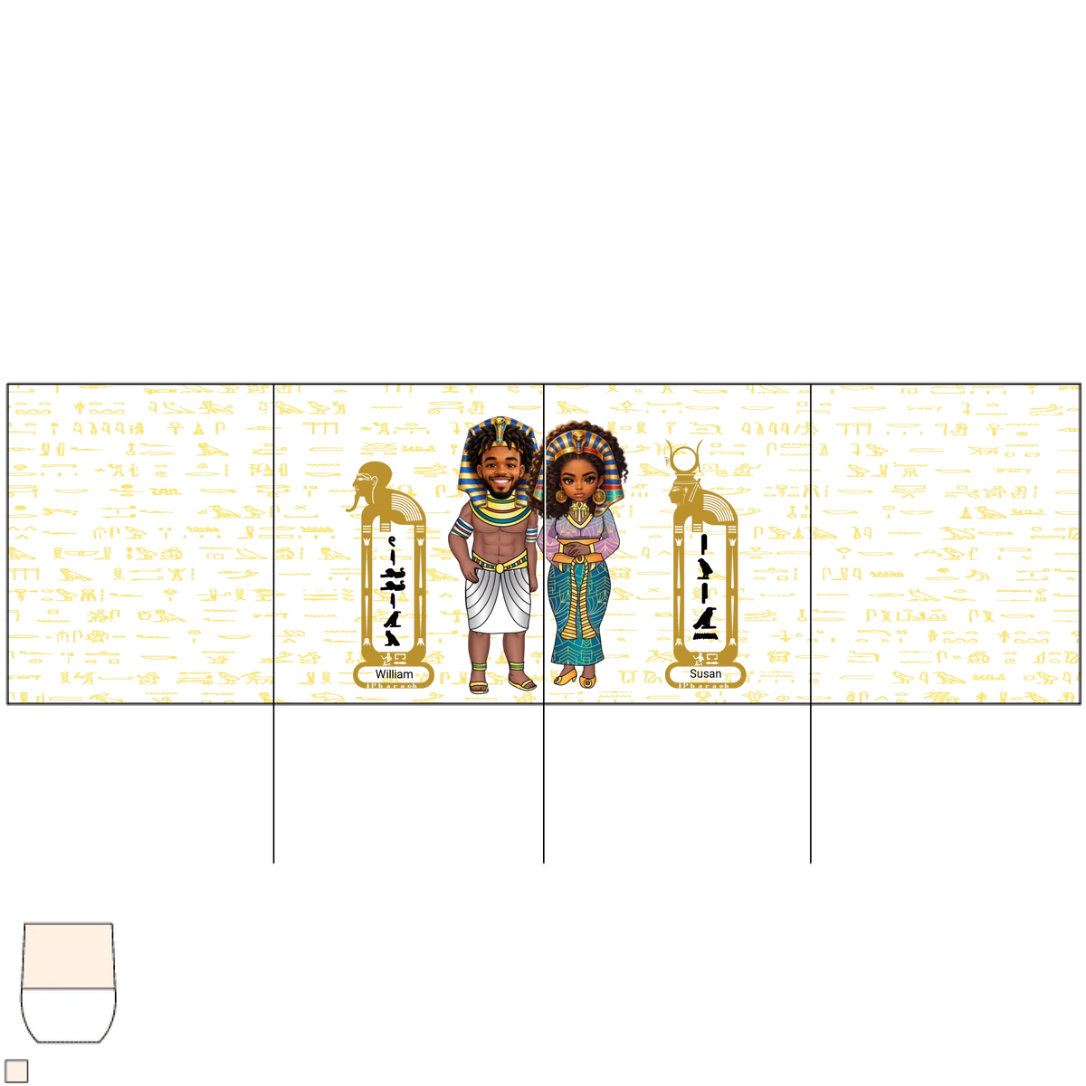 Personalized Grandparents Wine Tumbler, Christmas Gift for Grandparents, Custom Your Name and Custom Face Insulated Wine Tumbler