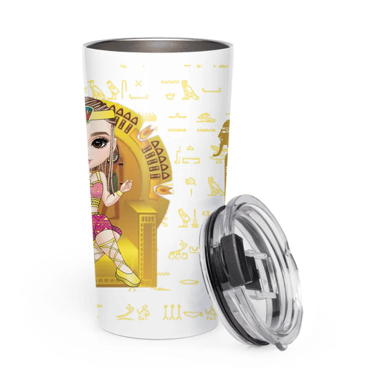 Personalized Stainless Steel Tumbler 20 oz mockup - custom name and photo print gift for couples and family
