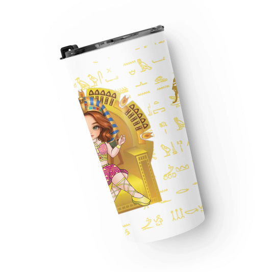 20 oz tapered stainless steel tumbler with a custom name and photo print, gift for couples